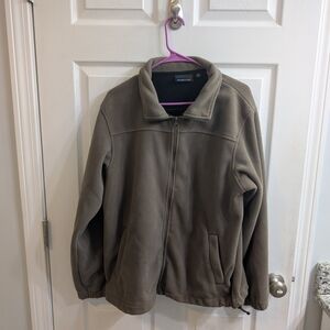 Glacier’s Edge‎ Full Zip Fleece Jacket Men’s Beige - Size M